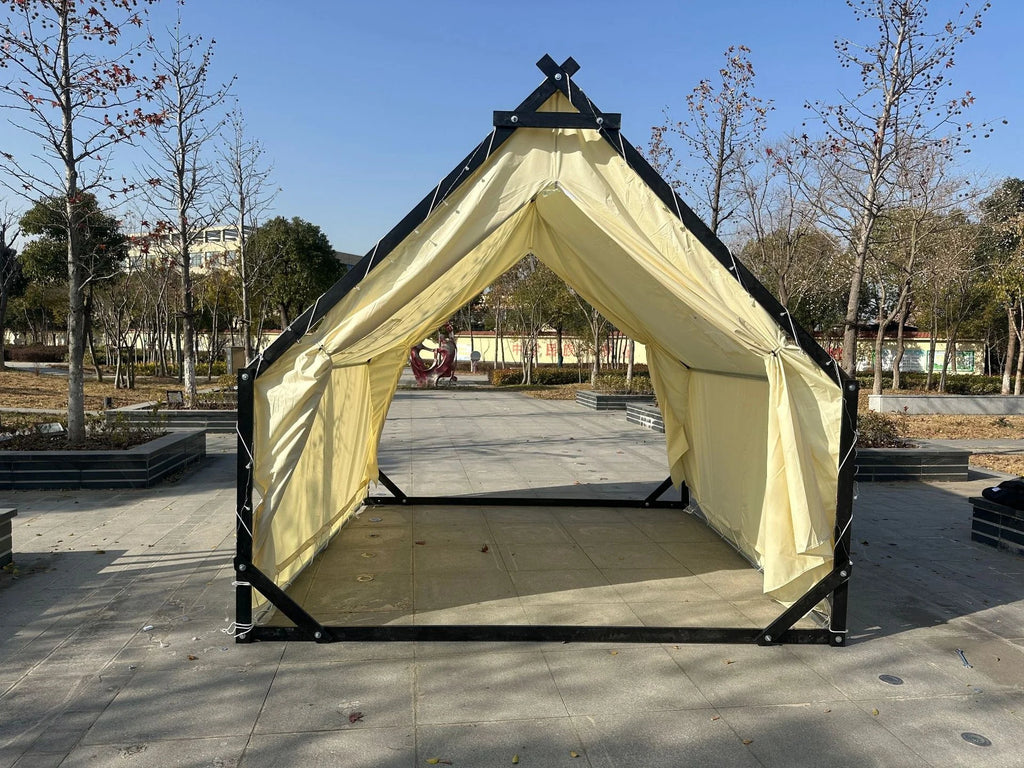 Outdoor Camping One Bedroom Use Waterproof Rainproof Canvas Dining Scenic Areas