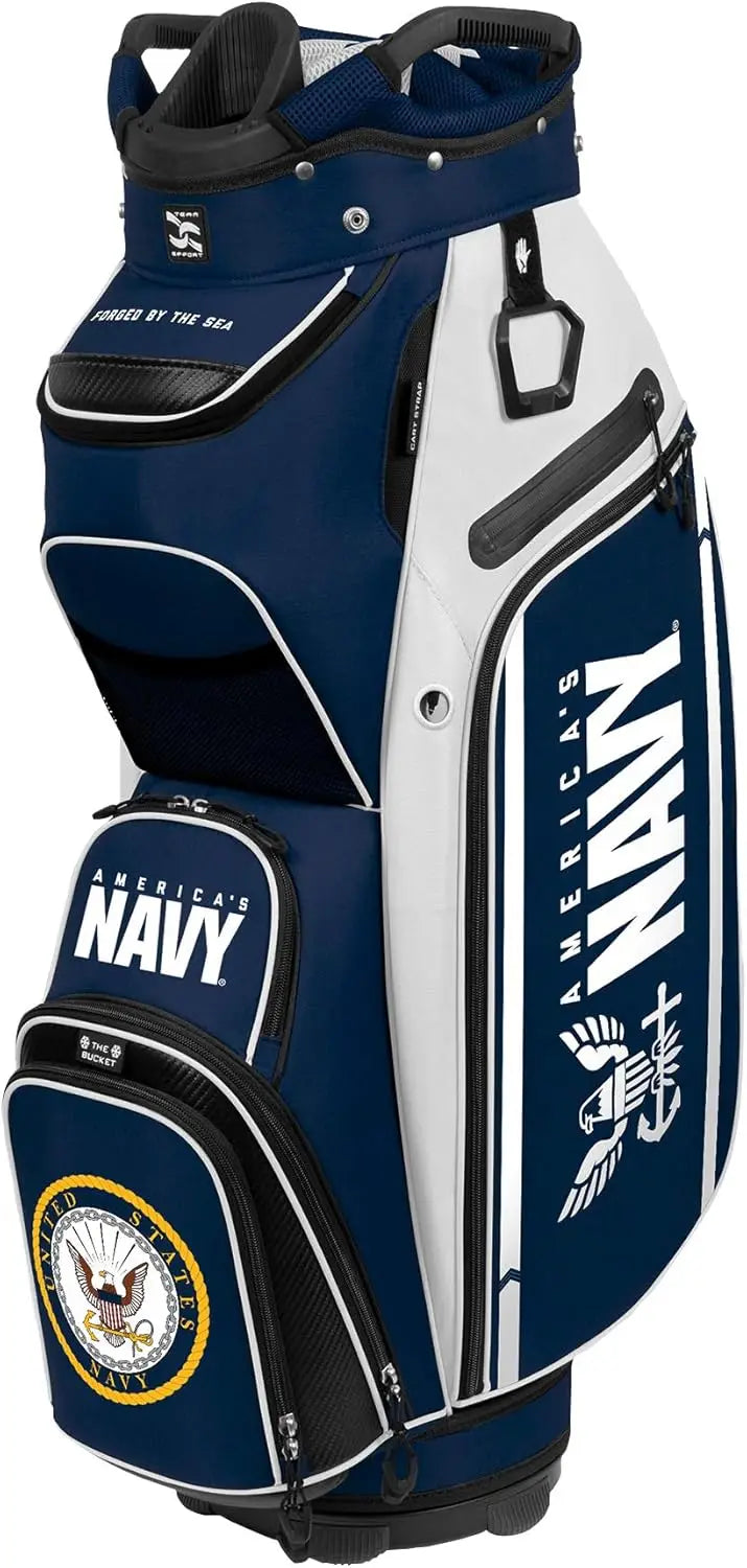 Portable Cooler Cart with Golf Bag Design, Ideal for Team Outings and Military Use